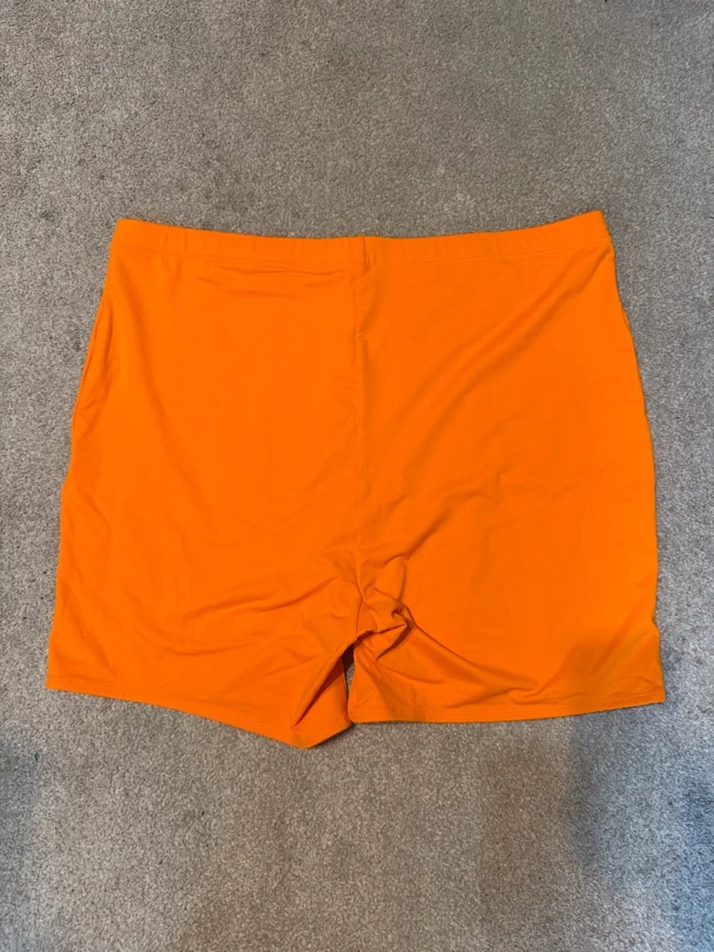 Skims Bright Orange Mid Waist Swim‎ Short Size 4X